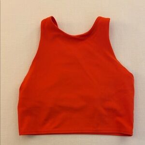 Athleta Vibrant Orange Crop Top